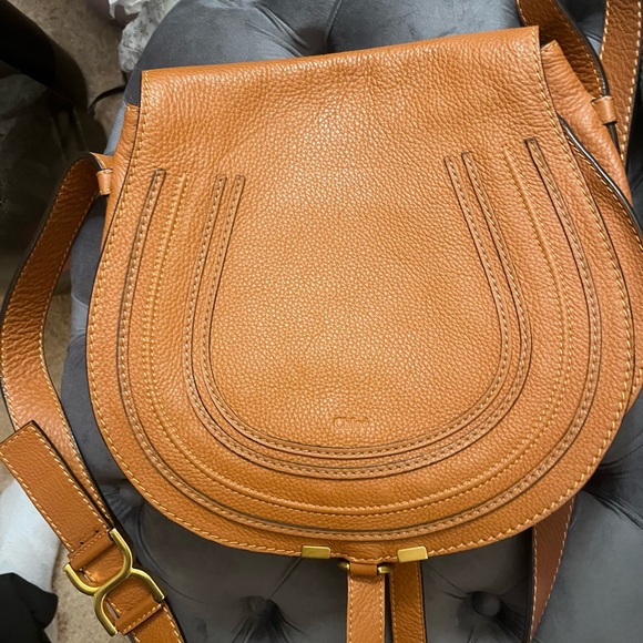 Chloe Marcie Medium Saddle Bag Crossbody bag - Picture 3 of 8